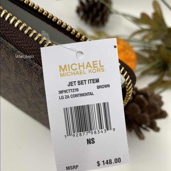 Michael Kors JS Item Large ZA Continental Wallet - Picture 5 of 7